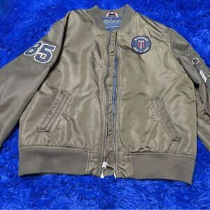Men's Tommy Hilfiger Olive Bomber Jacket
